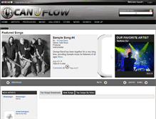 Tablet Screenshot of canuflow.com